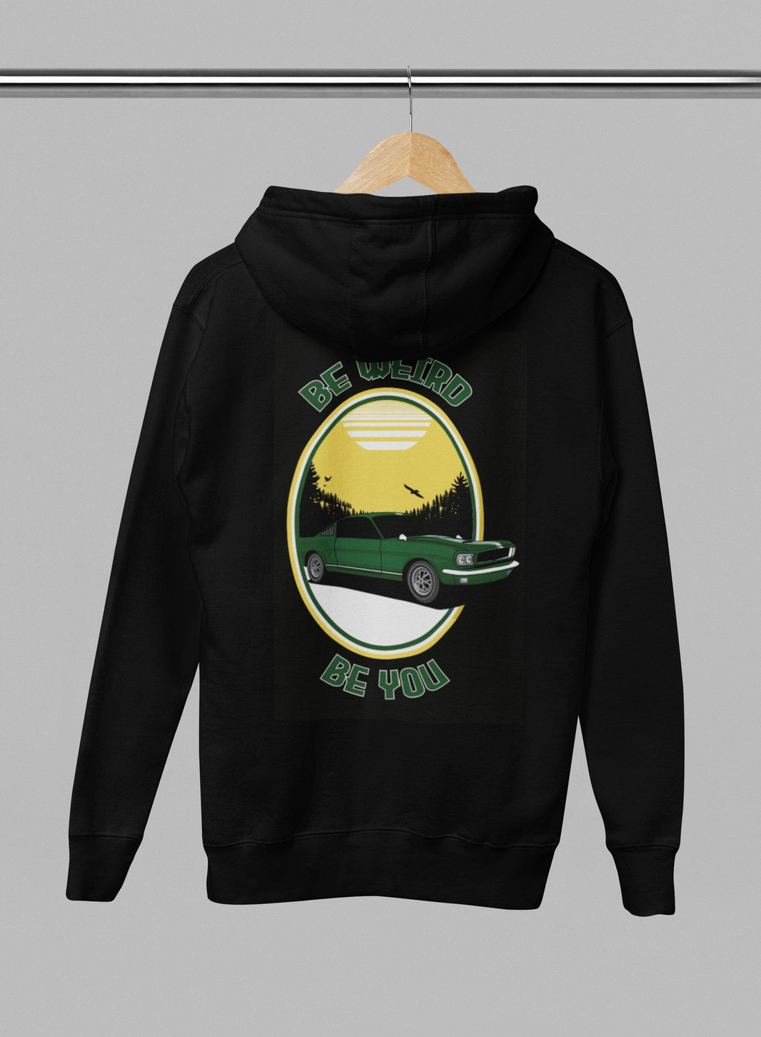 Classic Mustang Hoodie - Weirdo 4 Life Hoodie Weirdo4Life 