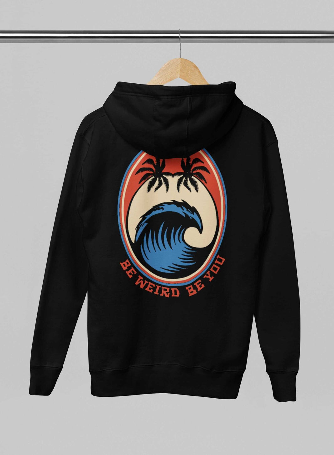 Nazaré Big Wave Surfing Hoodie - Weirdo 4 Life Hoodie Weirdo4Life 